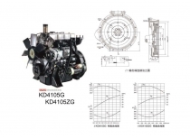 Дизельный двигатель Kipor KD4105Z
